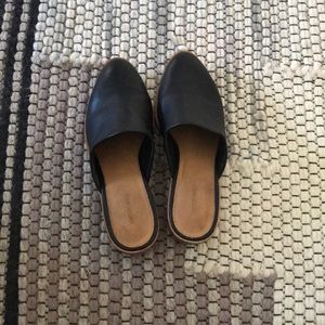 Saludos Venetian mule heel 1.5in with leather